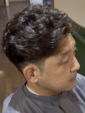 ヘアスペースブルーム エボリューション 庄内店(HAIR SPACE BLOOM evolution) 【庄内店メンズパーマ】ショートカーリーパーマ（ドライセット）