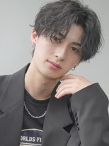 ゴールド 京都 三条(GOALD)&nbsp;緩めツイストスパイラル黒髪センターパート