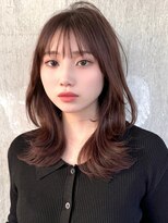 ロビー 表参道(ROBBY) ミディアムレイヤーカット/20代30代40代/顔周りカットワンカール