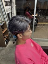 クレオ 福大通り店(CREO)&nbsp;シルバーカラー×センターパート