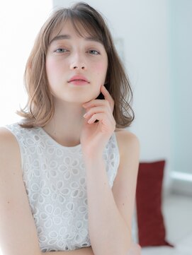 関内/髪質改善/ハイトーンカラー×ラフウェーブくびれヘアn