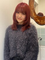 キブンスタンド(KIBUN stand)&nbsp;ブリーチなしカラー/ボルドーカラー/レイヤーカット