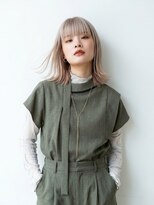 アッシュ 川口店(Ash)&nbsp;髪質改善/透け感グレージュ/前髪パーマ/ハイライト/川口駅/川口