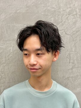 サームマン 人形町(SARM MAN) ゆるウェーブ×センターパートショート