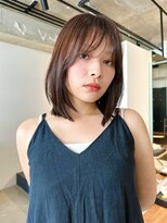 シンス 銀座(since) ミディアムレイヤー/顔周りレイヤー/小顔ヘア/似合わせカット