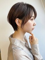 ウィールール 手稲店(WE RULE) ブリーチなしカラー◎大人可愛い小顔ショートボブ/丸みショート