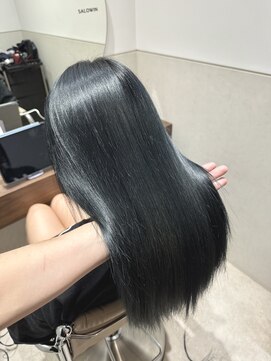 フリーダムガーデン 岡山駅前店(freedom garden) ハイトーンから艶のある暗髪へ!髪質改善トリートメント