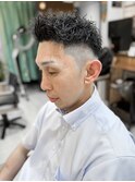 テーパーフェード×ツイスパパーマ