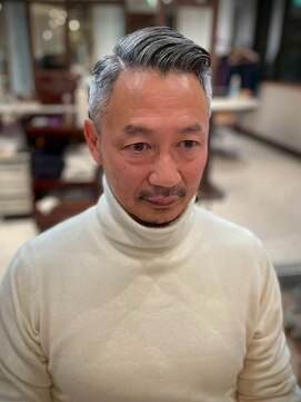 ザマンニューヨーク 南麻布店(THE MAN NewYork) 七三分け/白髪染め/30代40代50代60代