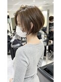 30代40代50代 大人ショート 丸みショート 前下がり 銀座