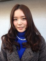 フェリシータ 緑地公園店(felicita)&nbsp;大人かわいい♪センターパートフェミニンロング