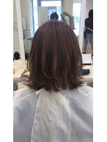 プログレス 国分寺店(PROGRESS)&nbsp;<大澤>外ハネ×ベージュ