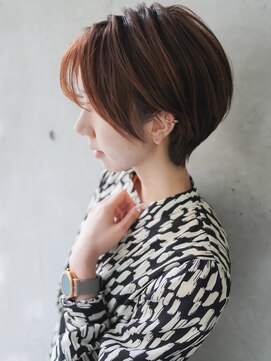 カライング(ing) 大人可愛い20代30代40代黒髪前下がりショートボブ丸みショート◎