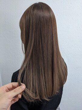 ジェナ(Jena) ラベンダーグレージュ×さらさらストレート