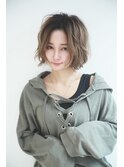 【criox】柔らかなクールミニマムボブ×3Dカラー
