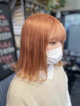 ポプラの木 ペールオレンジ