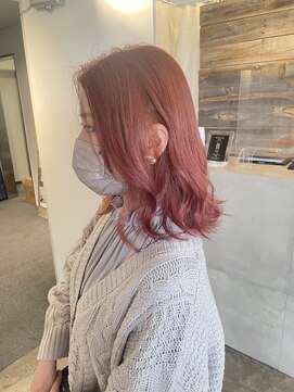 ザ オーダー(THE ORDER) ハイトーンのピンクオレンジカラー