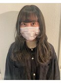 #ダブルカラー #オリーブグレージュ #レイヤーカット #顔周り