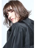 ニュアンスボブ×アッシュブラウン