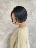 丸みショートカットスタイル