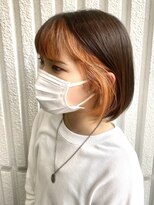 ネオリーブカップ 町田店(Neolive capu)&nbsp;フェイスフレーミング ＊ オレンジ【町田/インナーカラー】