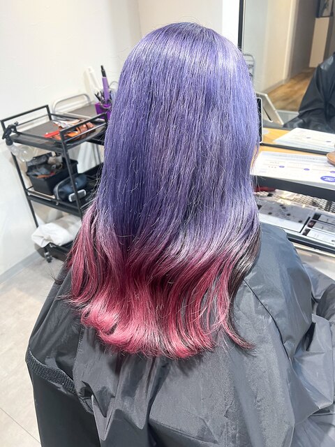 紫～ピンク グラデーションカラー