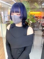 ディア(.eer)&nbsp;【.eer/ディア】ミディアムウルフ/ネイビーブルー/心斎橋