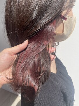 美容室 アイディー i-dee インナーピンク