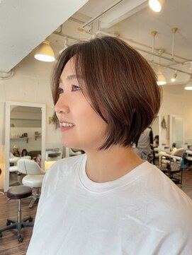 ティティーサッポロ(tity sapporo) 手櫛できまるナチュラルショートボブ