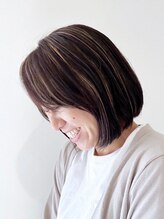 リグ ヘアアンドデザイン(LiG hair&design) 【ハイライト×白髪ぼかし】ファーストグレイ悩んだら！