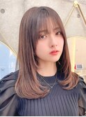 韓国レイヤー/韓国風/顔周り/髪質改善/黒髪/ブリーチなし 立川