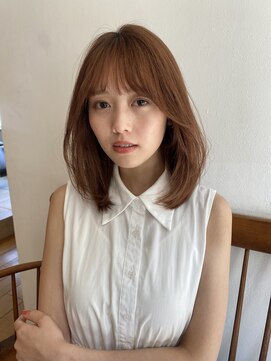 ガーランド (Garland) 大人かわいいミディアムレイヤー顔まわりレイヤーシースルー前髪