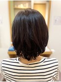 30代40代50代/ふんわりカール/ミディアムヘア