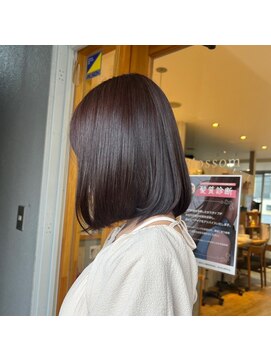 ブロッサム 北浦和店 ラベンダーカラーハイライト似合わせカット北浦和髪質改善