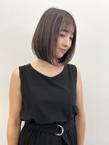 ネイロ バイ ジルブラン 葛西(NeiRo by JIL BLAN)&nbsp;ハイライト白髪ぼかしダブルカラーインナーカラーショートボブ