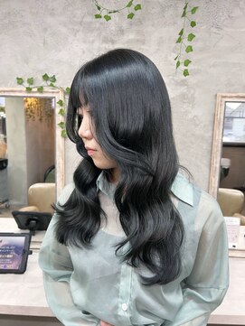 ヘアーアンドケアブラスト(HAIR CARE Blast) 韓国レイヤー／ブルーブラック／髪質改善