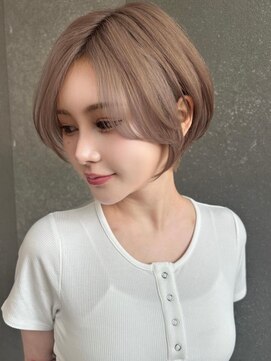 ロンドミラー 博多店(Lond Mirror) 顔周り小顔レイヤーカット/ショート韓国ヘア/博多