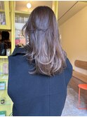 〈浅草 半個室〉レイヤーミディ/カーキベージュ