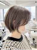 丸み低めショート 熊本ショート 熊本美容室 ruen 右田莉奈