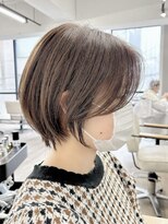 ルアン 上通り(ruen) 丸み低めショート 熊本ショート 熊本美容室 ruen 右田莉奈