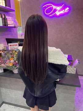 エクステ☆シールエクステ/ダークブラウン/ロング