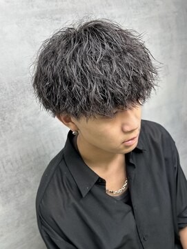 ネクスト 静岡店(NEXT) MEN'S HAIR/ダークアッシュ/ニュアンスパーマ/韓国マッシュ