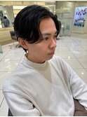 【メンズ】センターパート向けパーマ