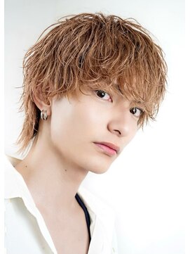 オーシャントーキョー 心斎橋(OCEAN TOKYO WEST) 波巻きシャドウパーマラウンドマッシュウルフ