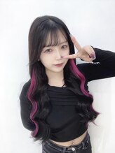 ヘイルジューシー(hail JUICY)&nbsp;イヤリングカラー/ピンク/熊本エクステ