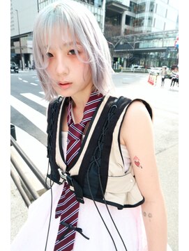 ステップボーンカットオオサカ(STEP BONE CUT OSAKA Via TICK-TOCK) 【ステップボーンカット】デザインハイトーンボブ