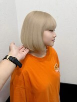 ラグナ(LAGUNA) 抜きっぱなし風ブロンド×ボブ