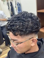 スウェル 稲毛店(Swell)&nbsp;スキンフェード×極道パーマ[稲毛/稲毛駅/稲毛メンズ]