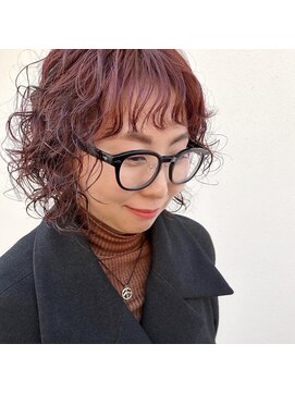 ファヴォリ(favori) 【favori 自由が丘】ボブ×ウェーブしっかりパーマ