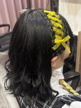 ヘアセット アリエス 新宿駅前店(aries) レースアップヘア